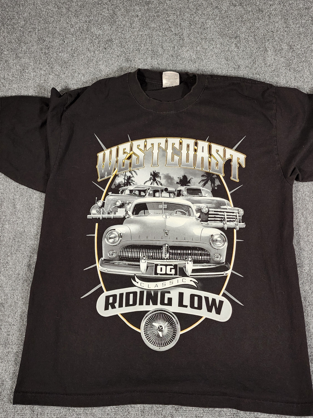 Westcoast 'Riding Low' Graphic Tee - Black
